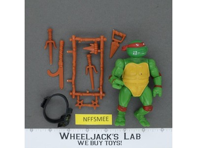 Raphael SOFT HEAD 100% Complete Teenage Mutant Ninja Turtle Playmates 1988