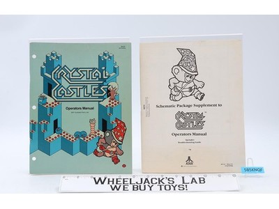 ATARI Crystal Castles Operator's Manual and Schematic Package Supplement 1983
