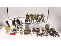 Lot of 12 Soldier Force Action Figures + Accessories Chap Mei