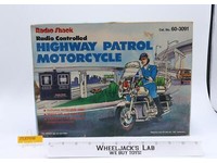 60-3091 Highway Patrol Motorcycle Radio Shack Vintage Action Figure Vehicle