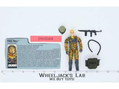 Freefall V1 100% Complete G.I. Joe 1990 Hasbro Vintage Action Figure