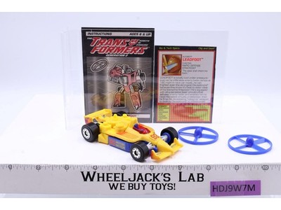 G2 Leadfoot 100% Complete 1993 Vintage Hasbro Transformers Action Figure