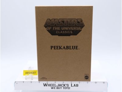 Peekablue w/ Mailer MOSC NEW He-Man Classics MOTUC 2014 Mattel Action Figure