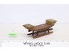 Wooden Bridge Bench Sleigh Vintage 7.25" Unbranded Elastolin Germany Soldier