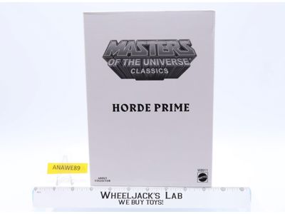 Horde Prime w/ Mailer MOSC NEW He-Man Classics MOTUC 2012 Mattel Action Figure