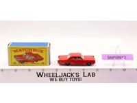 Pontiac Coupe 22 Lesney Matchbox Series 1960's Made In England