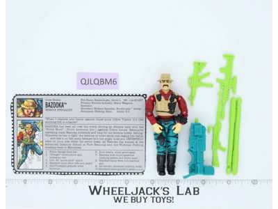 Bazooka V1 100% Complete G.I. Joe 1993 Hasbro Vintage Action Figure