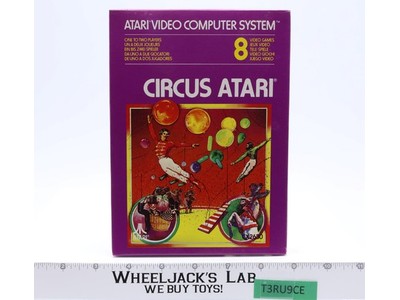 Circus ATARI W/ Box + Manual ATARI 2600 1986 Game Cartridge
