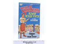 Rowdy Roddy Piper Original Poster 12x7.5 1985 WWF LJN Wrestling Vintage
