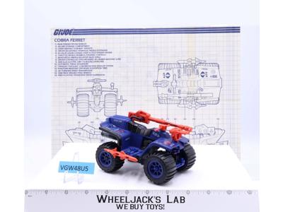 Ferret ATV 100% Complete MAIL AWAY G.I. Joe 1985 Hasbro Vehicle Action Figure