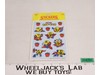 Super Pac-Man Ambassador Stickers 4 Sheets 1982, TM Bally Midway, SEALED