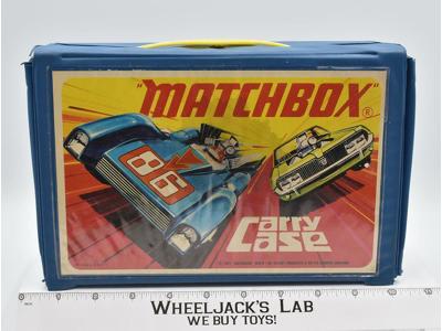 Blue Carry Case for 24 Cars Matchbox 1971 Lesney Products Collector Storage Case