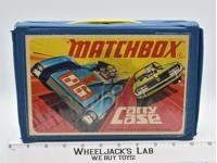 Blue Carry Case for 24 Cars Matchbox 1971 Lesney Products Collector Storage Case