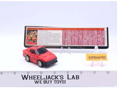 Chase 100% Complete WORKS 1987 Vintage Hasbro G1 Transformers Ferrari
