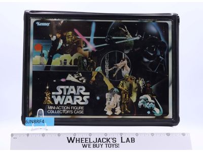 Star Wars Vinyl Collector's Case W/Insert & Sticker on Back 1977 Kenner Vintage