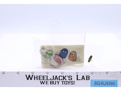 Pac-Man Flip-Book Keychain 1980s Bally Midway Vintage NEW