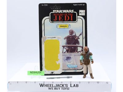 Weequay 100% Complete 65 Back-A Star Wars ROTJ 1983 Kenner Figure NO REPRO