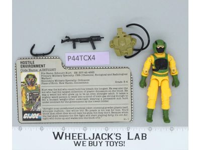 Airtight V1 100% Complete G.I. Joe 1985 Hasbro Vintage Action Figure