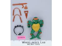 Michaelangelo SOFT HEAD Teenage Mutant Ninja Turtles TMNT 1988 Playmates Vintage