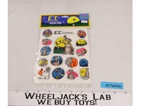 E.T. The Extra-Terrestrial Stick-Ons Fuzzie Stickers 1982 Movie