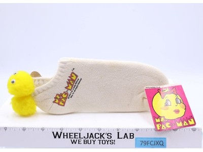 Ms. Pac-Man Ankle Socks 1982 Bally Midway Vintage NEW W/ TAGS