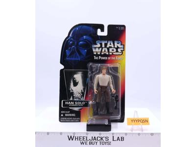 Han Solo Star Wars Power of the Force 1995 Kenner Action Figure NEW MOSC SEALED