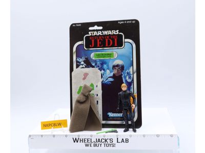 Luke Skywalker Jedi 100% Complete 65 Back-A ROTJ Star Wars Kenner 1983 NO REPRO