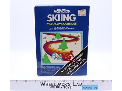 Skiing W/ Box + Manual ATARI 2600 1980 Activision Vintage Game Cartridge