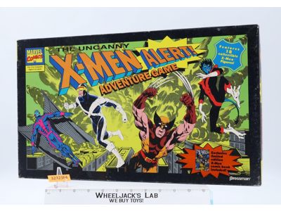 The Uncanny X-Men Alert Adventure Game Marvel Comics 1992 Pressman Board Game