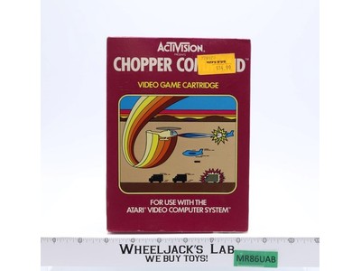 Chopper Command W/ Box + Manual ATARI 2600 1982 Activision Game Cartridge