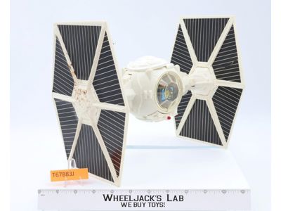 Imperial Tie Fighter WHITE 100% Complete Star Wars 1978 Kenner Vehicle