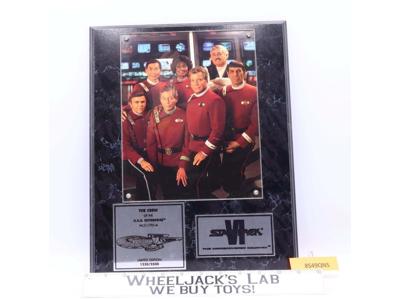 The Crew of the USS Enterprise Star Trek 1991 Limited Edition Plaque #1230/2500