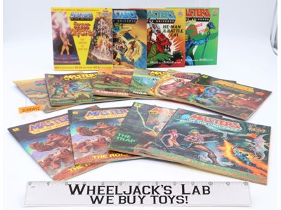 (14) He-Man Masters of the Universe MOTU Golden Book Mask Evil Meteor Monsters