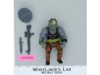 Rocksteady SOFT HEAD Complete Teenage Mutant Ninja Turtles TMNT Playmates 1988