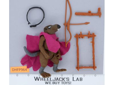 Splinter SOFT HEAD 100% Complete Teenage Mutant Ninja Turtles 1988 Playmates