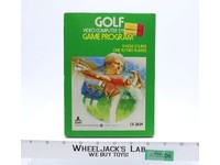 Golf W/ Box + Manual ATARI 2600 1980 Game Cartridge