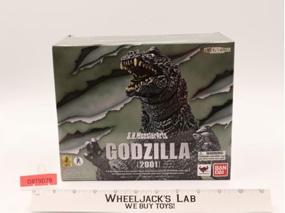 Godzilla Tamashii Nations S.H.MonsterArts 2001 Bandai Action Figure NEW MIB