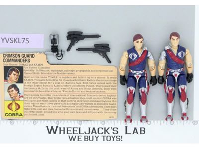 Tomax & Xamot V1 100% Complete G.I. Joe 1985 Hasbro Vintage Action Figure