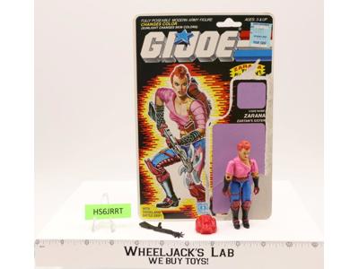 Zarana V1 100% Complete W/CARDBACK G.I. Joe 1986 Hasbro Vintage Action Figure