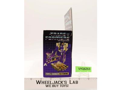 Blitzwing 100% Complete NICE FIGURE & BOX 1985 Vintage G1 Transformers Hasbro
