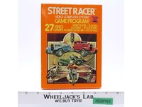 Street Racer W/ Box + Manual ATARI 2600 1978 Vintage Game Cartridge