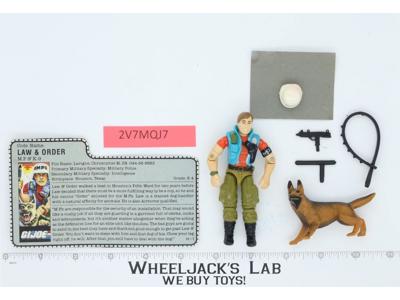Law & Order V1 100% Complete G.I. Joe 1987 Hasbro Vintage Action Figure