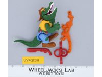 Leatherhead 100% Complete Teenage Mutant Ninja Turtles TMNT Playmates 1989