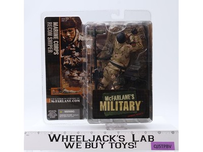 Recon Sniper McFarlane's Military Marine Corps 2005 Action Figure NEW SEALED
