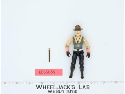 Sgt. Slaughter V1 100% Complete G.I. Joe 1985 Hasbro Vintage Action Figure