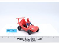 Spiderman Plastic Car 1976 Azrak-Hamway Vintage Toy Car