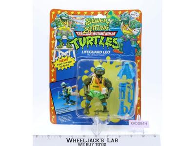 Lifeguard Leo Teenage Mutant Ninja Turtles Spitting TMNT Playmates MOSC SEALED