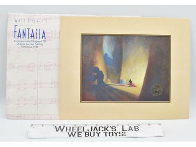 Fantasia Commemorative Lithograph of Original Concept Walt Disney Masterpiece