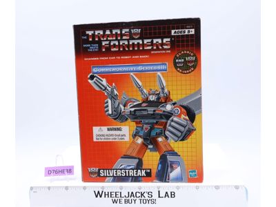 Silverstreak Commemorative Series Reissue Transformers 2002 Hasbro NEW SEALED