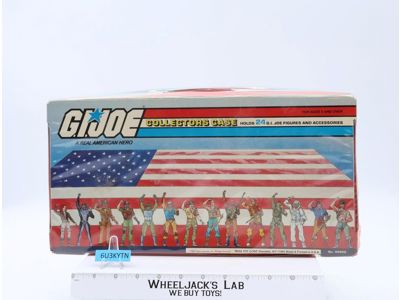 GI Joe Collectors Case 24 Action Figures W/TRAYS 1984 Tara Toy Accessory